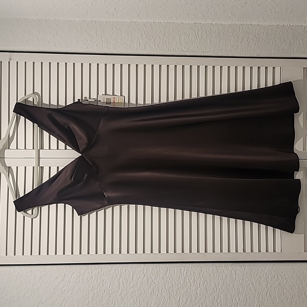 Brown Satin Dress for Christmas, New Years,  parties,  or events